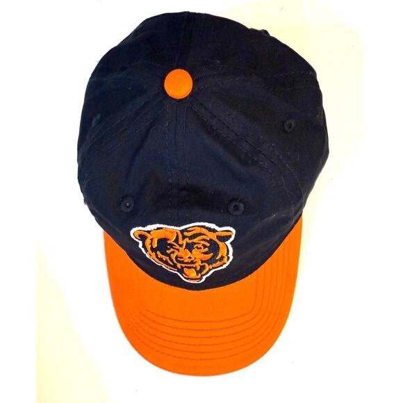 Chicago Bears/Miller Lite Hat Navy Orange Adjustable Baseball Cap NFL Team Logo - Picture 2 of 4